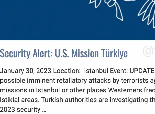 Посольства стран НАТО предупредили соотечественников о высокой вероятности терактов в Турции